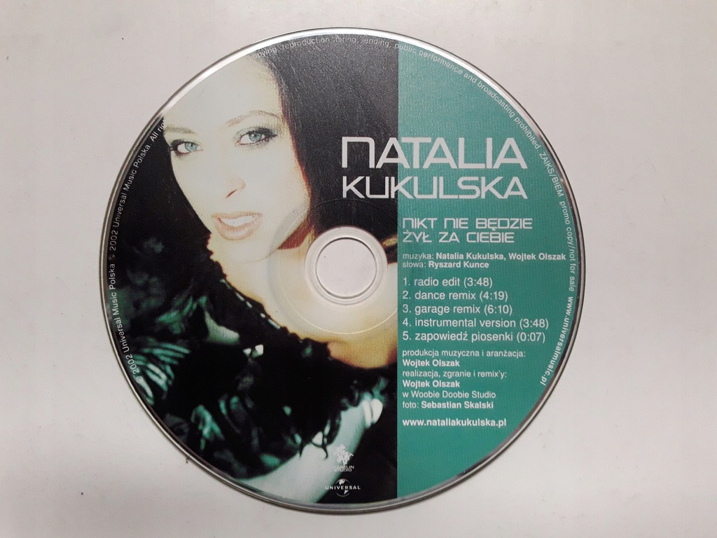 NATALIA KUKULSKA - Nikt Nie Będzie Żył Za Ciebie