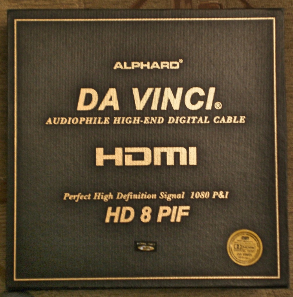 HD 8 PIF ALPHARD DA VINCI AUDIOPHILE CABLE 3,2m