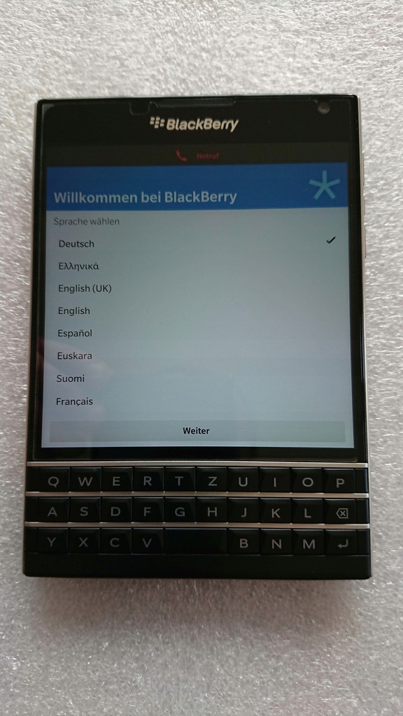 BLACKBERRY PASSPORT SQW100-1 PIANO BLACK QWERTZ - 7553288435 ...