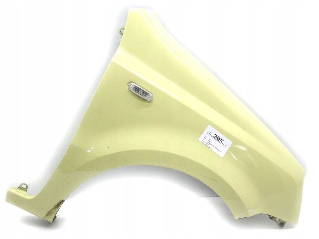 BŁOTNIK PRZÓD PRAWY Fiat Panda II 03-12 ŻÓŁTY