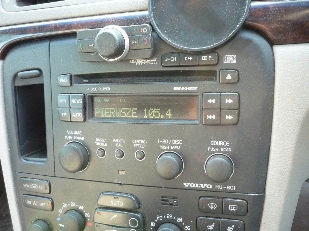 RADIO RADIOODTWARACZ CD VOLVO S80 I HU801 HU801