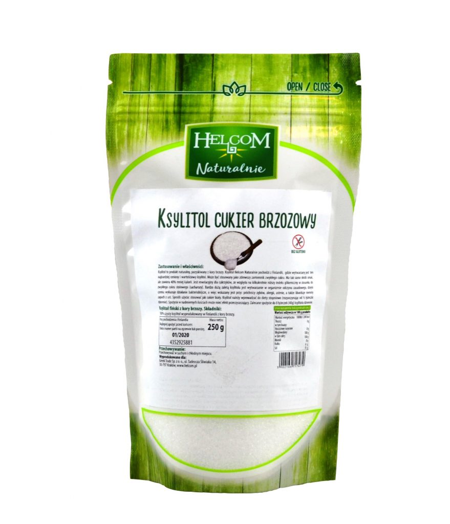 Ksylitol cukier brzozowy 250g dla cukrzyków