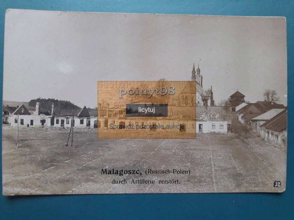MAŁOGOSZCZ P.JĘDRZEJÓW - ZNISZCZONY RYNEK PANORAMA