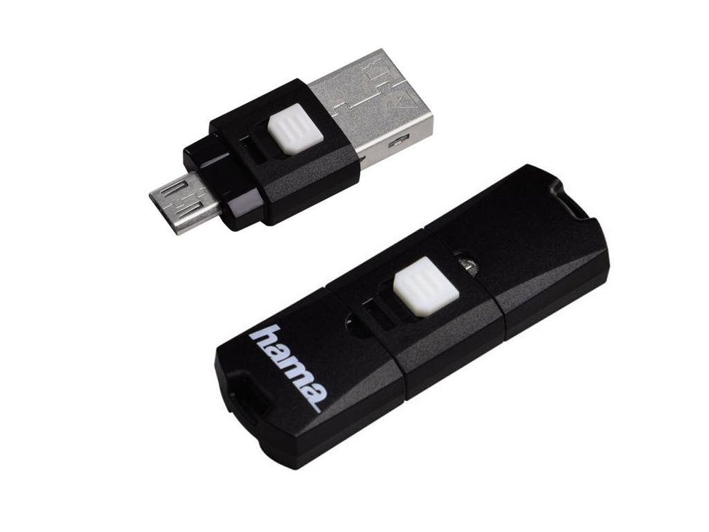 Hama czytnik kart OTG microsd USB microUSB microSD