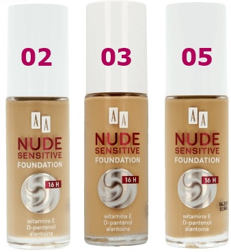 Aa Make Up Nude Sensitive Podkład Nawilżająco-Łagodzący 