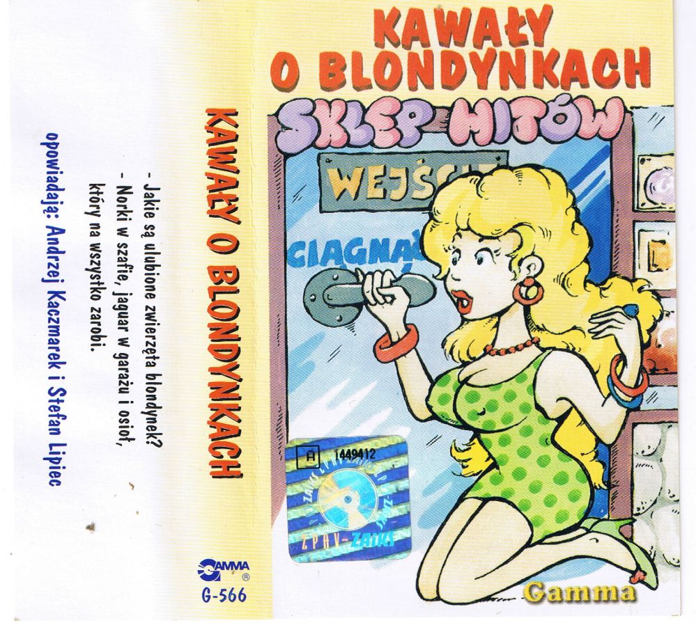 KAWAŁY O BLONDYNKACH KASETA AUDIO _!!