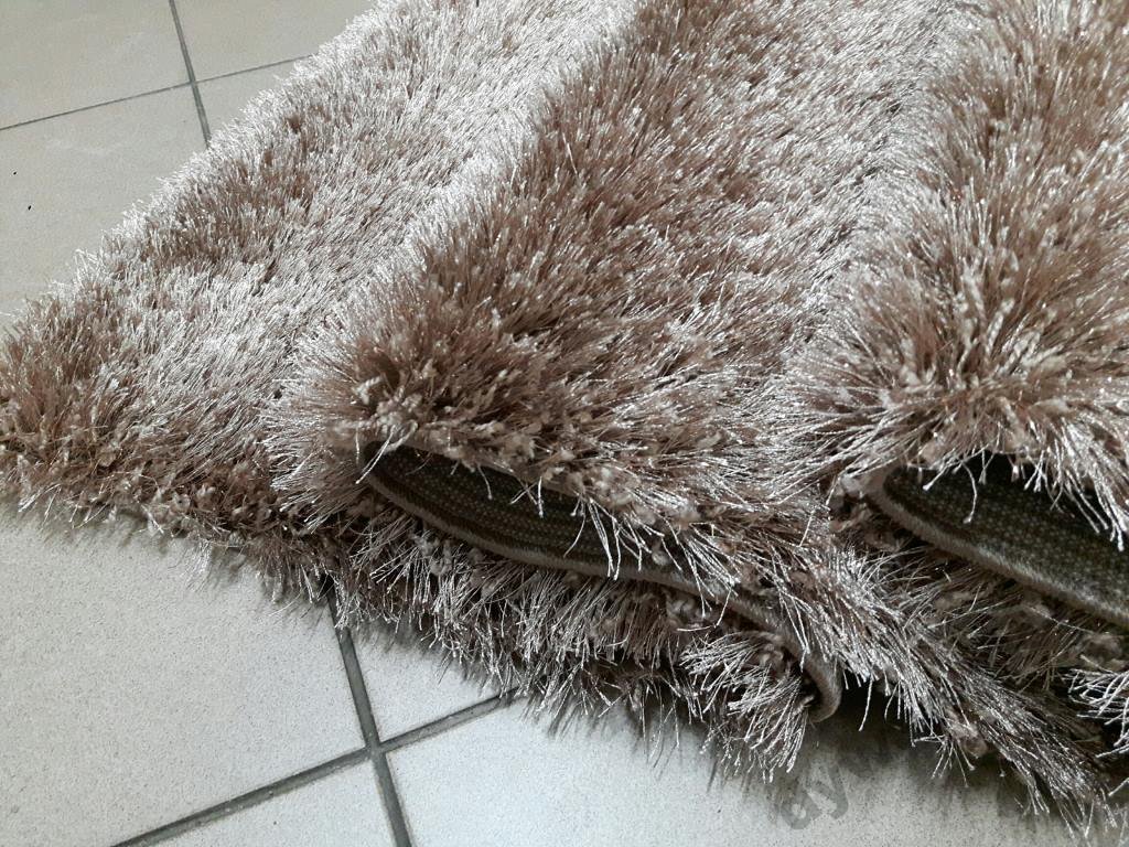 Dywan SHAGGY 120x170 MOCCA BROKATOWA ZŁOTA NITKA