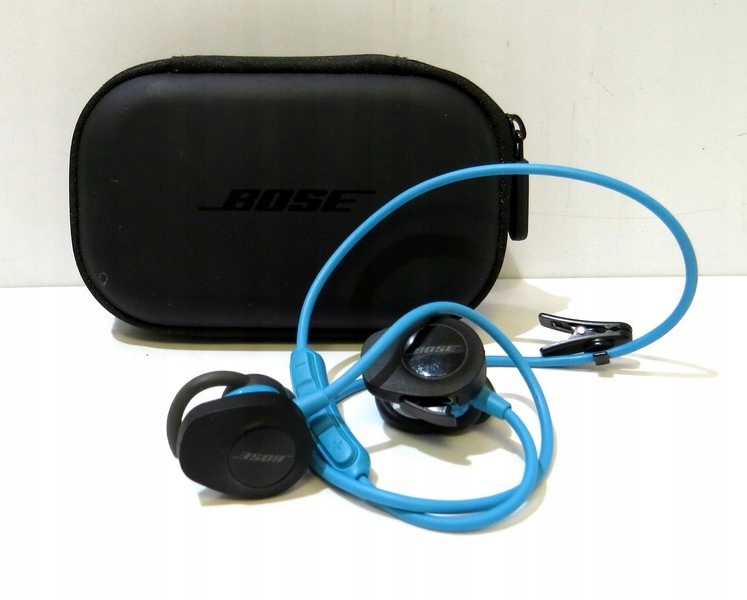 BOSE SOUNDSPORT NIEBIESKIE + ETUI/POWERBANK BOSE