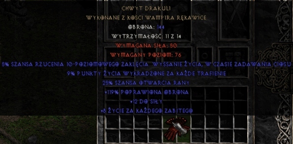 CHWYT DRAKULI / DIABLO 2 LADDER / PROMOCJA
