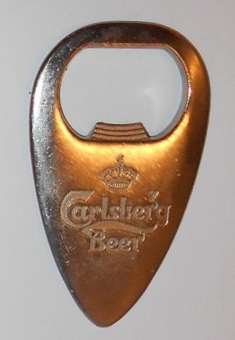 CALSBERG BEER metalowy otwieracz do piwa butelek