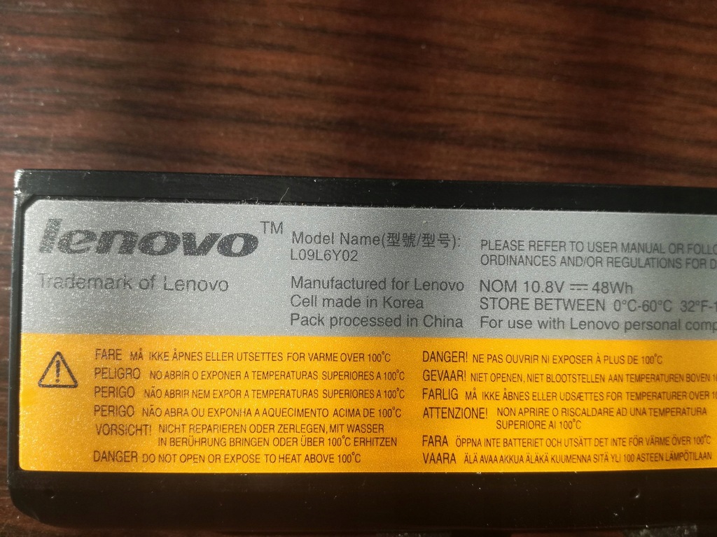 Oryginalna bateria Lenovo G575 (L09L6Y02)