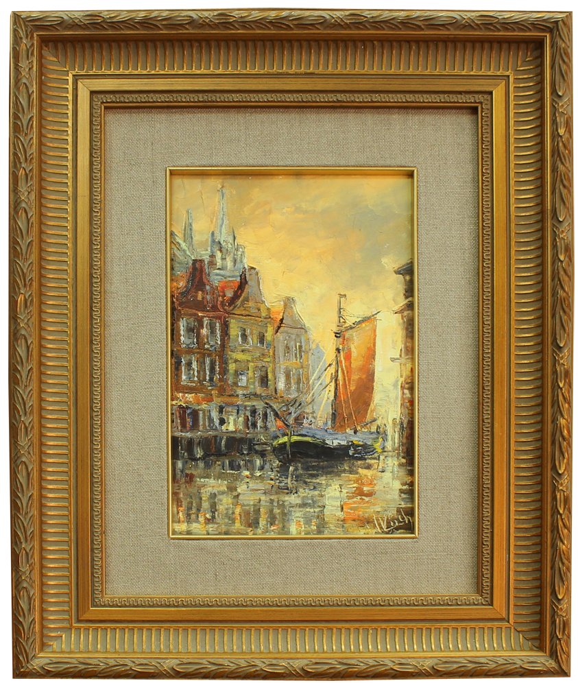 (Obraz olejny) Henryk Włoch - Wenecja 42x52cm