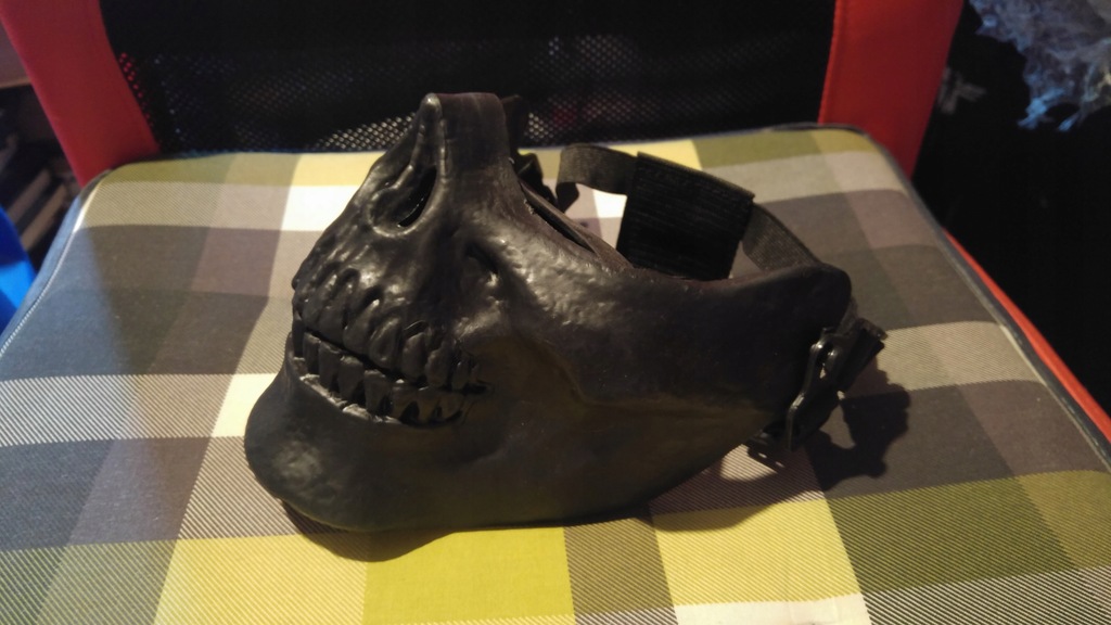 Maska półmaska ochronna czaszka skull asg