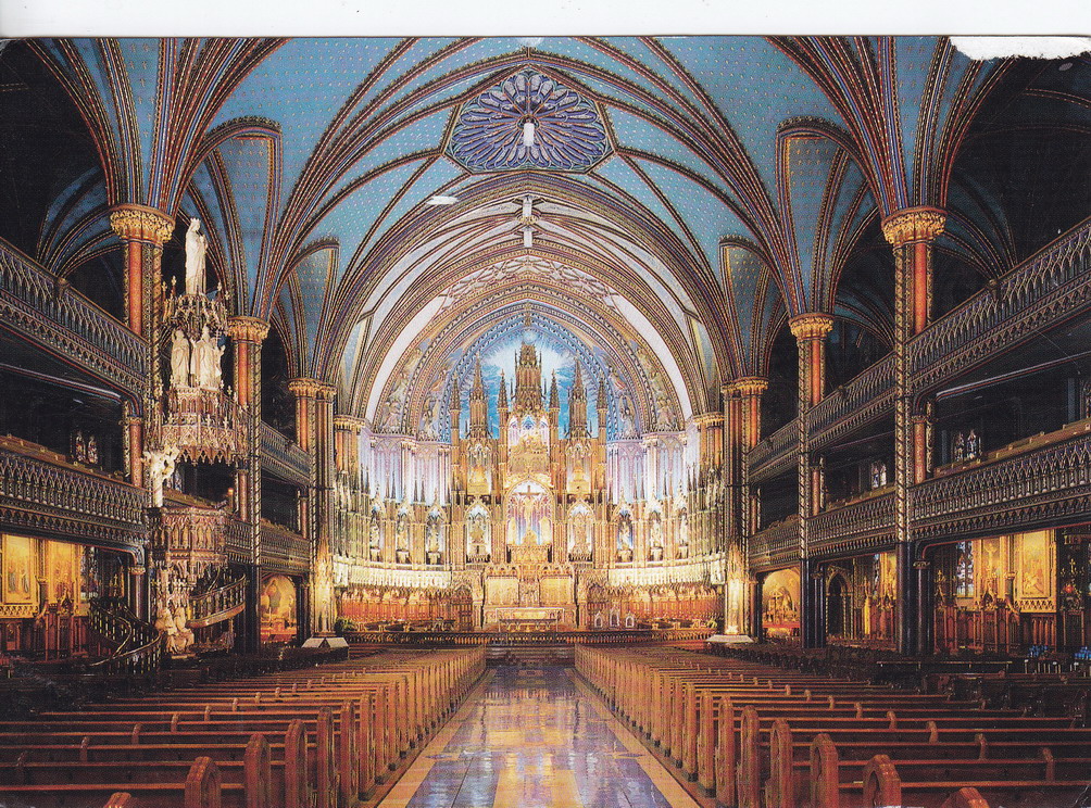 KANADA - MONTREAL - BAZYLIKA NOTRE-DAME