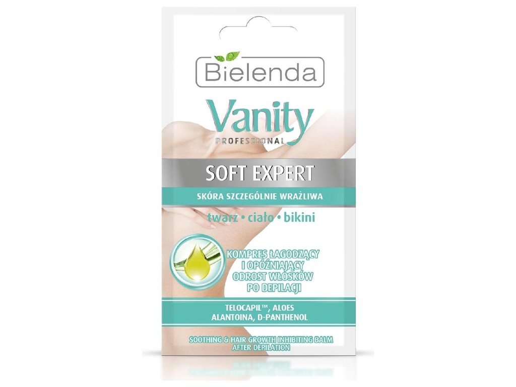 Bielenda Vanity Soft Expert twarz-ciało-bikini2x5g