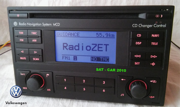 VW POLO - SHARAN II - RNS MCD - DX - GWARANCJA -