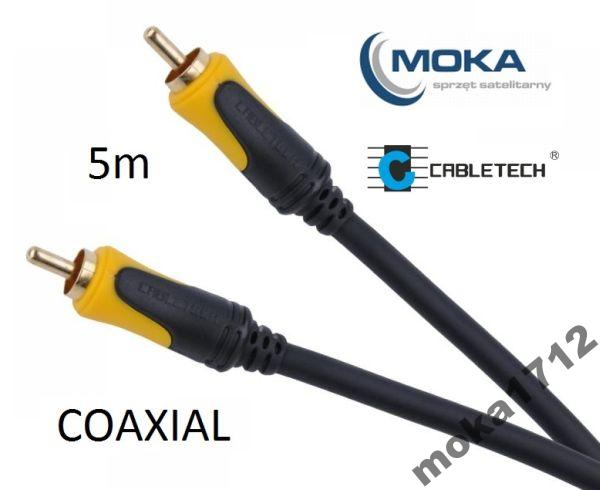 KABEL 1RCA-1RCA COAXIAL CABLETECH BASIC - 5.0m