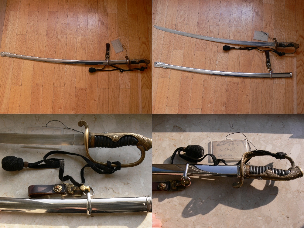 JAPOŃSKA OFICERSKA SZABLA-ZNAK RODOWY MON (KATANA)