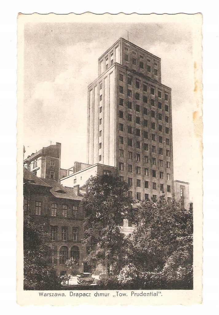 Warszawa Drapacz chmur,,Prudential''lata 40-te