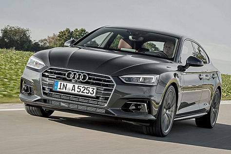 Audi A5 sportback 8W6 nowy model grau przód