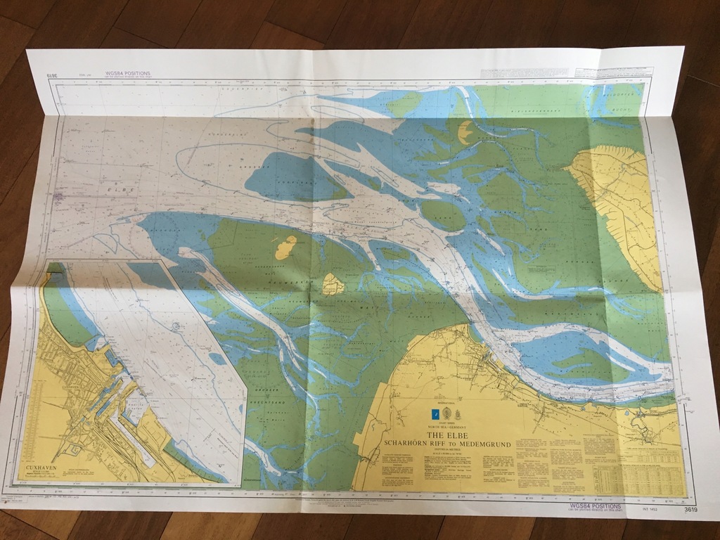 Mapa morska Morze Północne- Niemcy