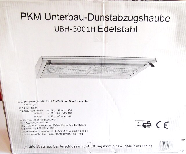 Okap Kuchenny PKM UBH3001H