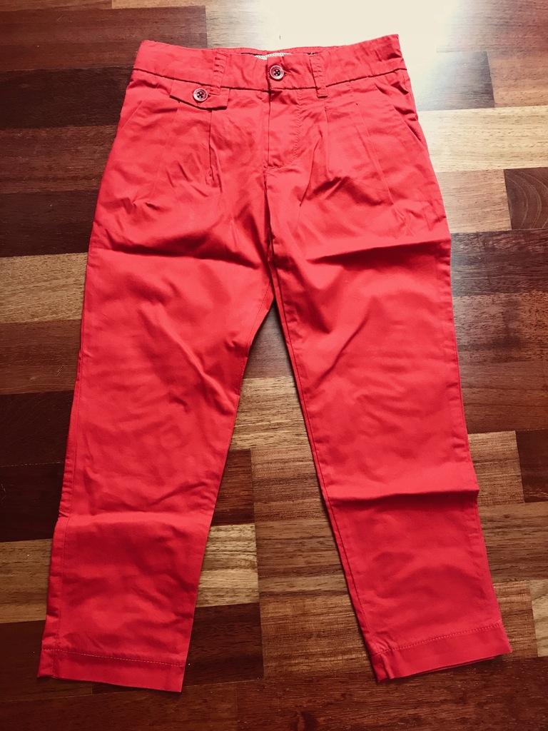 Czerwone spodnie dziewczęce Mayoral 110 cm