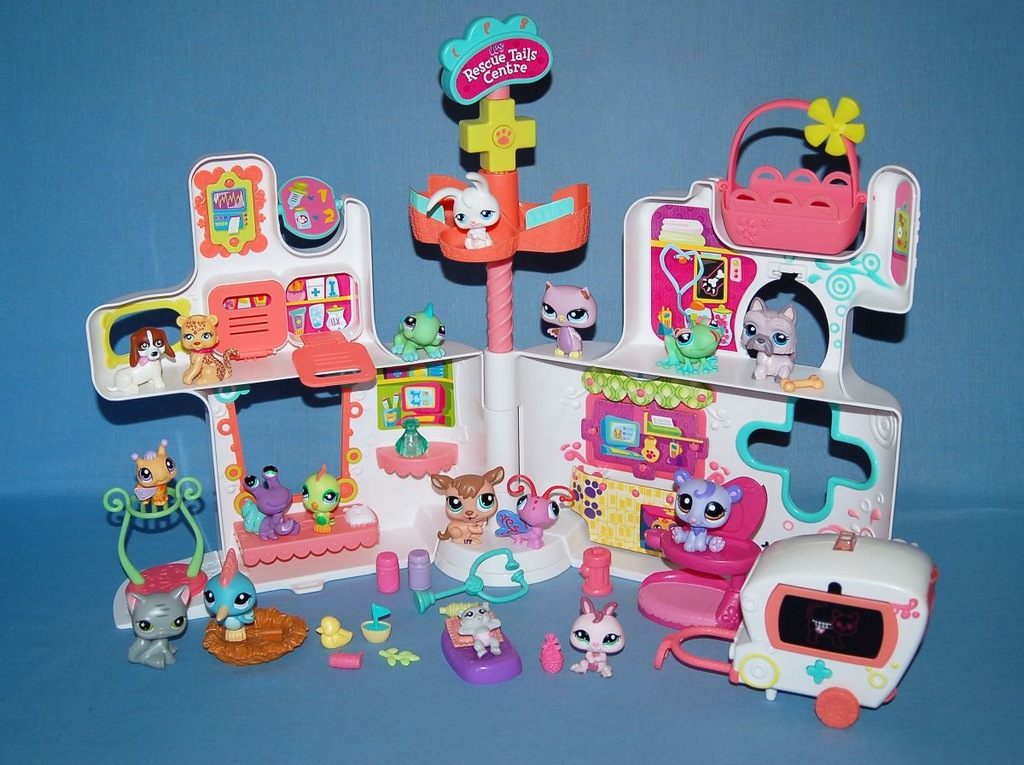 Domek LPS SZPITAL karetka Littlest Pet Shop ZESTAW