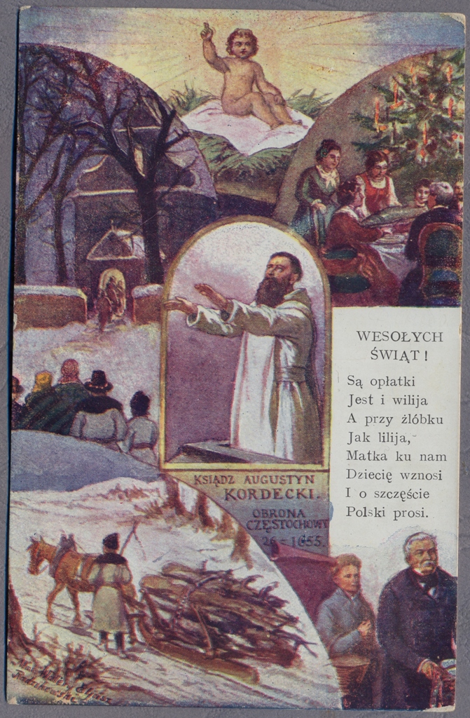 Obrona Częstochowy opłatki 1915r. Radzikowski N390