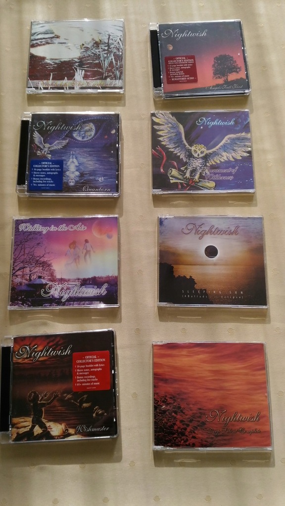 NIGHTWISH DYSKOGRAFIA KOLEKCJONERSKA 47 ALBUMÓW