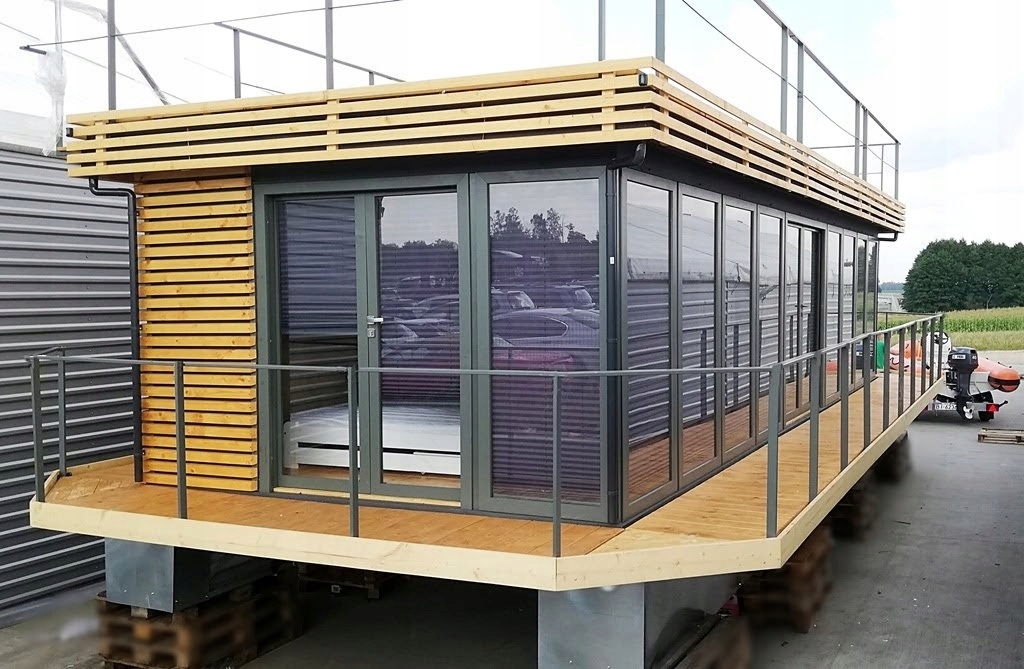 DOM PŁYWAJĄCY NA WODZIE HOUSEBOAT JACHT ŁÓDZ