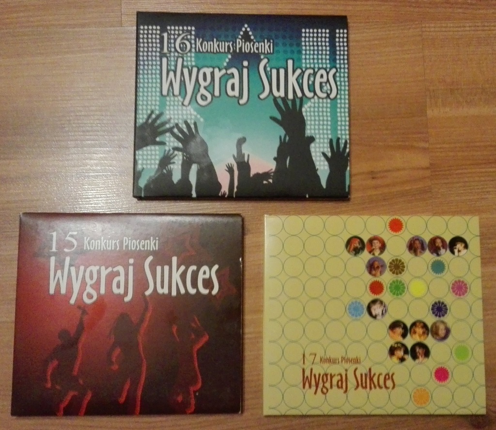 Płyty WYGRAJ SUKCES - Konkurs piosenki 15,16,17