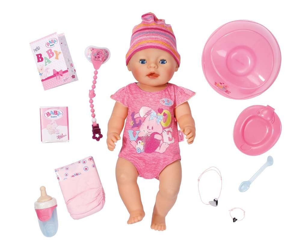 Zapf BABY BORN Lalka Interaktywna 9 Funkcji 822005