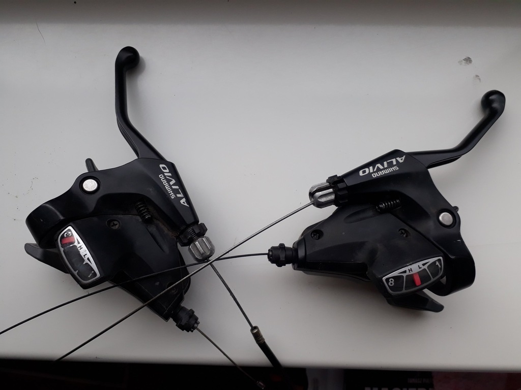 Klamkomanetki Shimano Alivio ST-M410 3x8 - 7325416378 - oficjalne ...