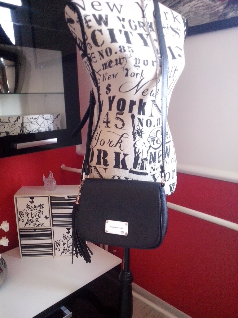 PAULINA SCHAEDEL LILI LARGE BAG czarna SUPER STAN