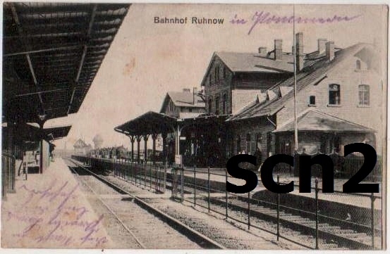 Runowo - Ruhnow - Bahnhof