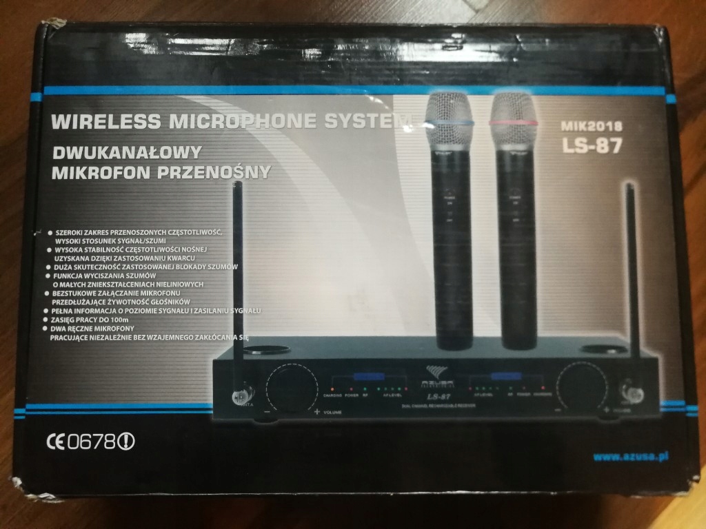 Mikrofon bezprzewodowy Azusa LS 87