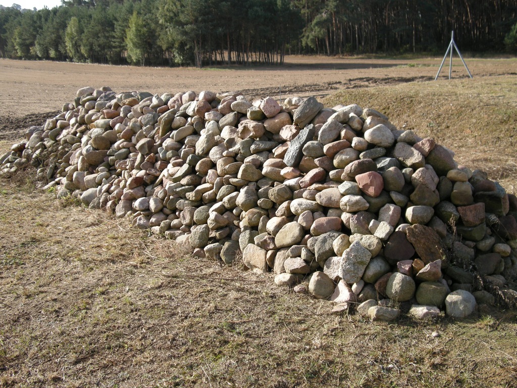 Kamień polny ogrodowy kamienie łupane sortowane