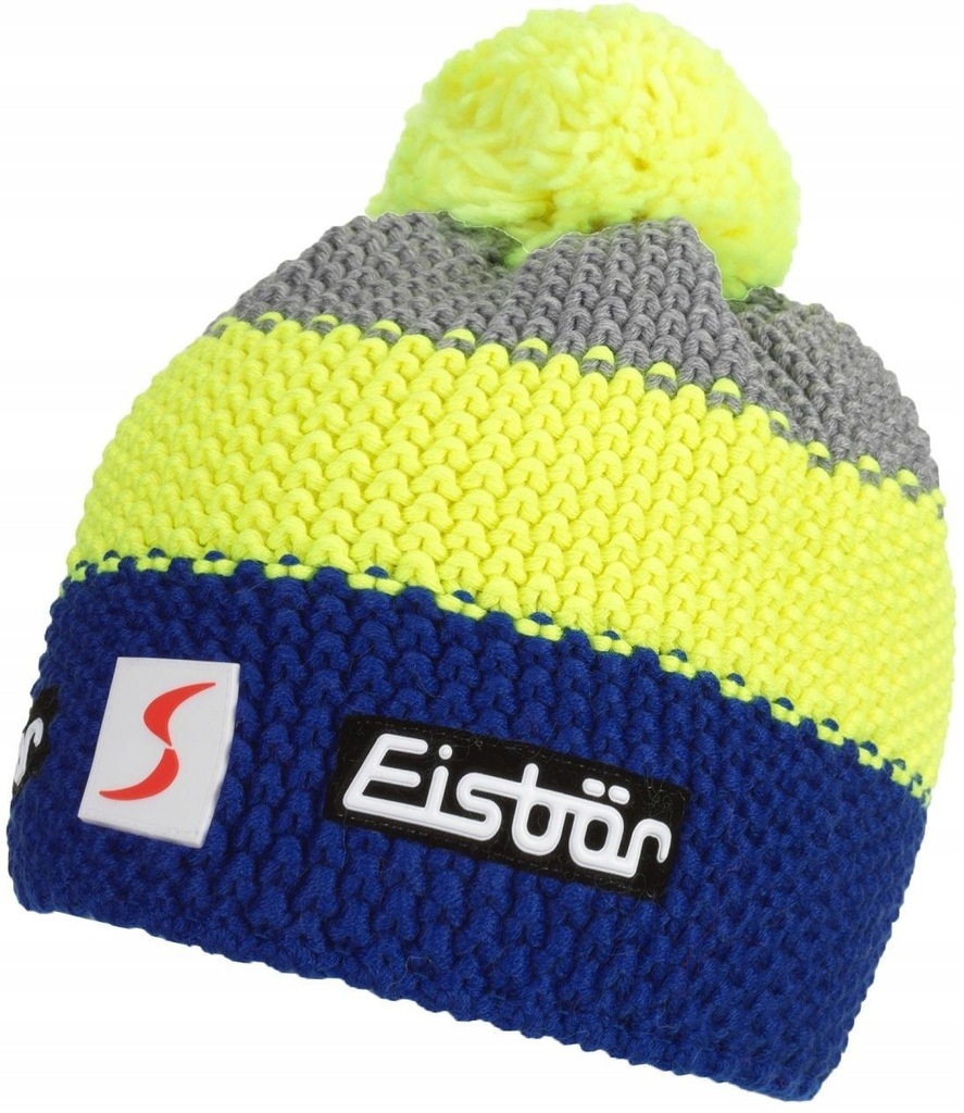 CZAPKA ZIMOWA POMPON STAR NEON SP EISBAR AUSTRIA