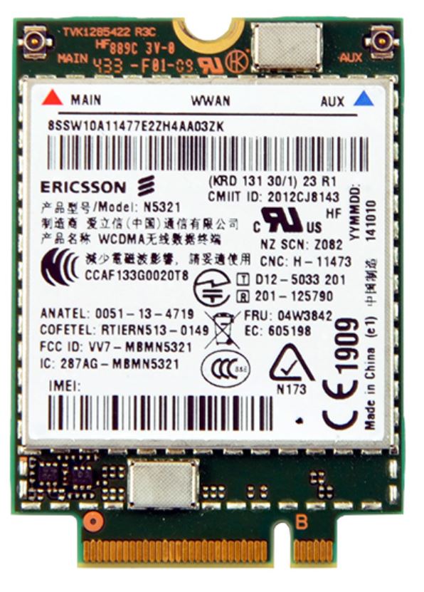 MODEM 3G N5321gw HSPA+ do Lenovo X240 X250 7079626574 oficjalne