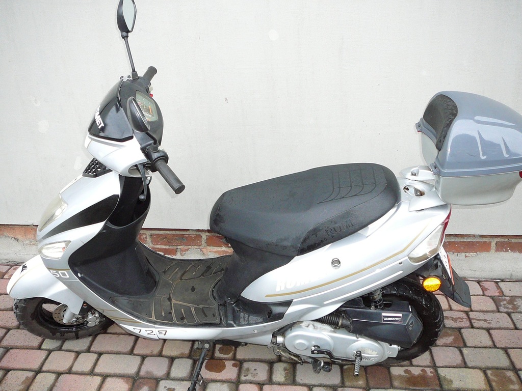 Skuter Romet 727, 2010 rok, 7800 km
