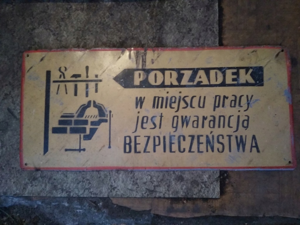 tabliczka PRL