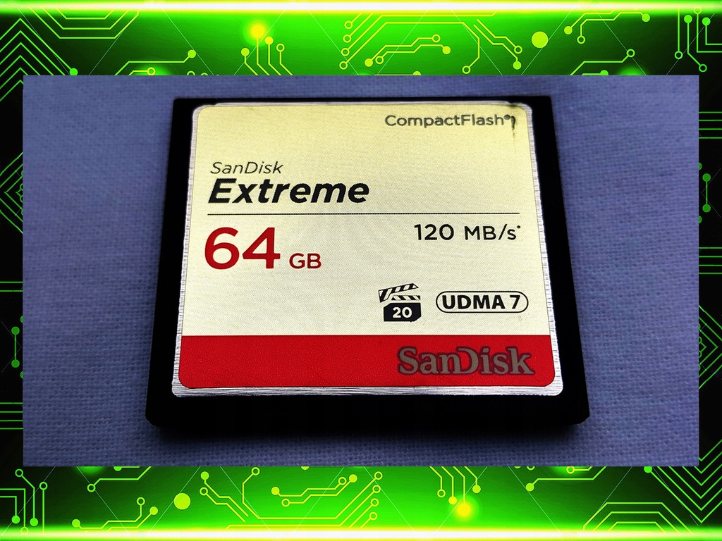 Sandisk Extreme CF Compact Flash 64GB Jak Nowa