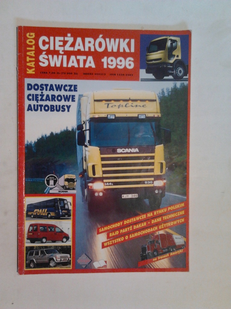 KATALOG CIEZAROWKI SWIATA 1996