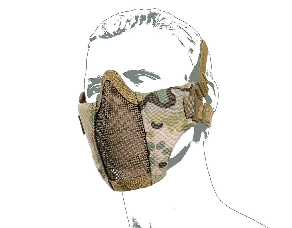 Maska ochronna Stalker ASG Metal Mesh MultiCam