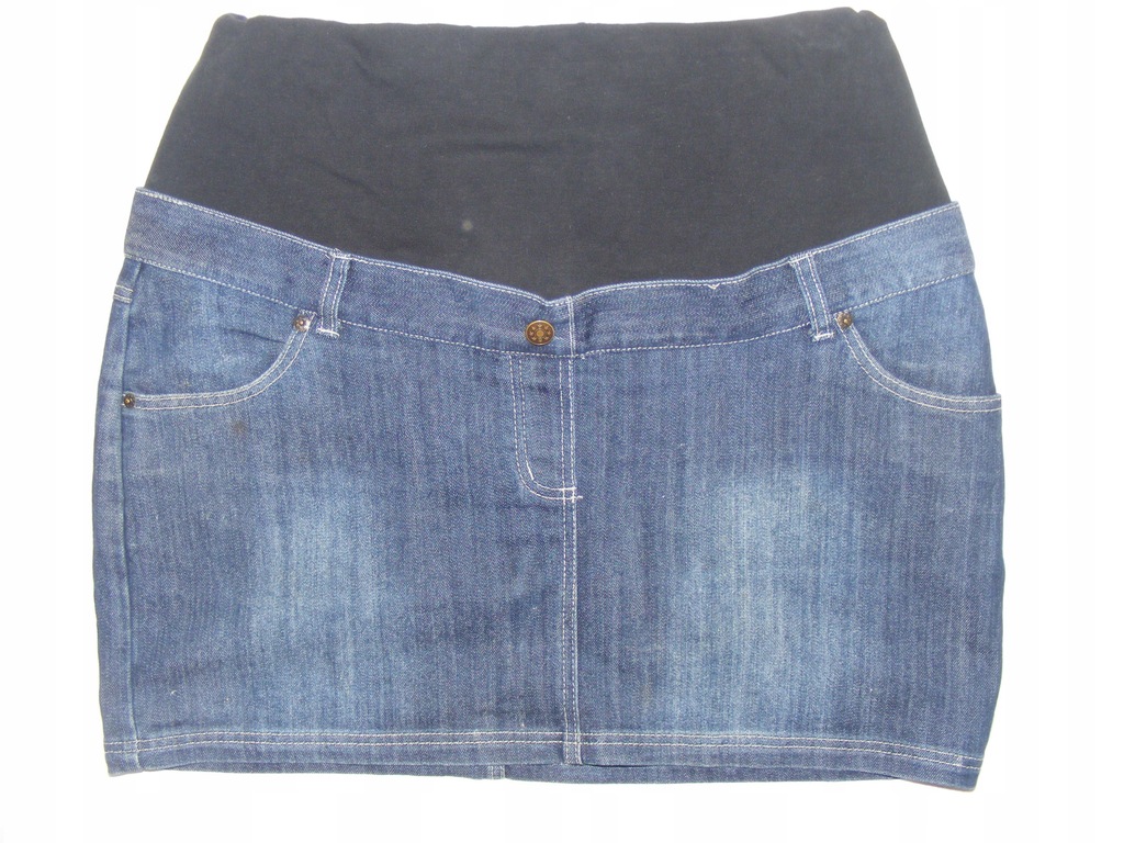 Spódnica jeansowa ciążowa UK 14-42 XL dla mamy