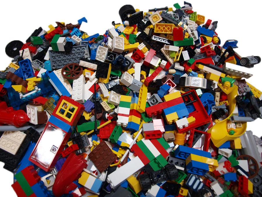 KLOCKI LEGO DUŻY ZESTAW MIX + PUDEŁKO