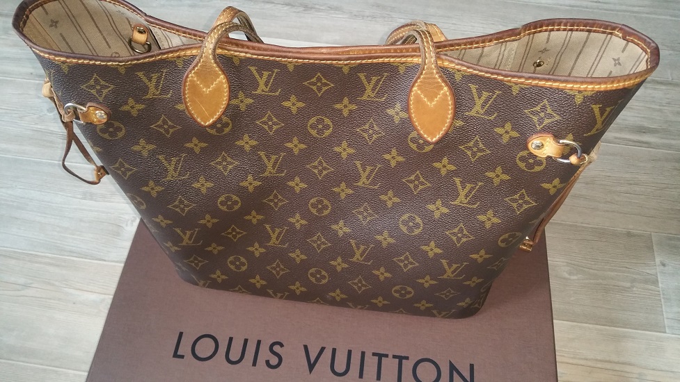 Hitowa torba Louis Vuitton neverfull bag oryginal a fake - torba z Ioffer a  oryginal 