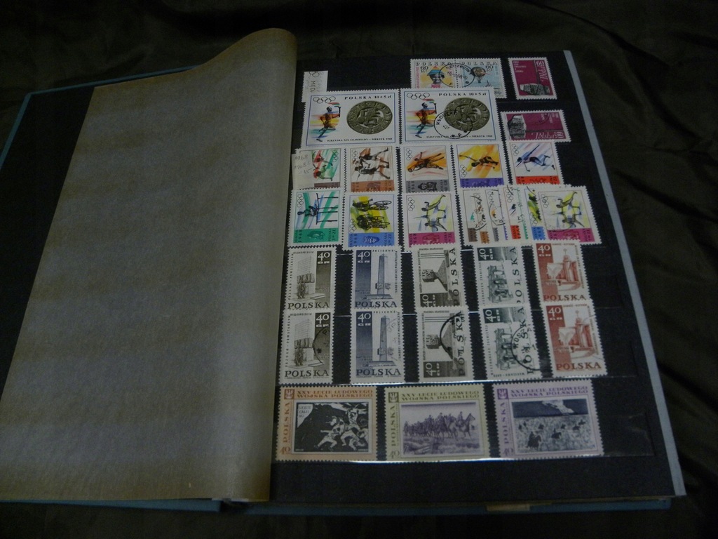 Klaser, znaczki, bloczki, 1968