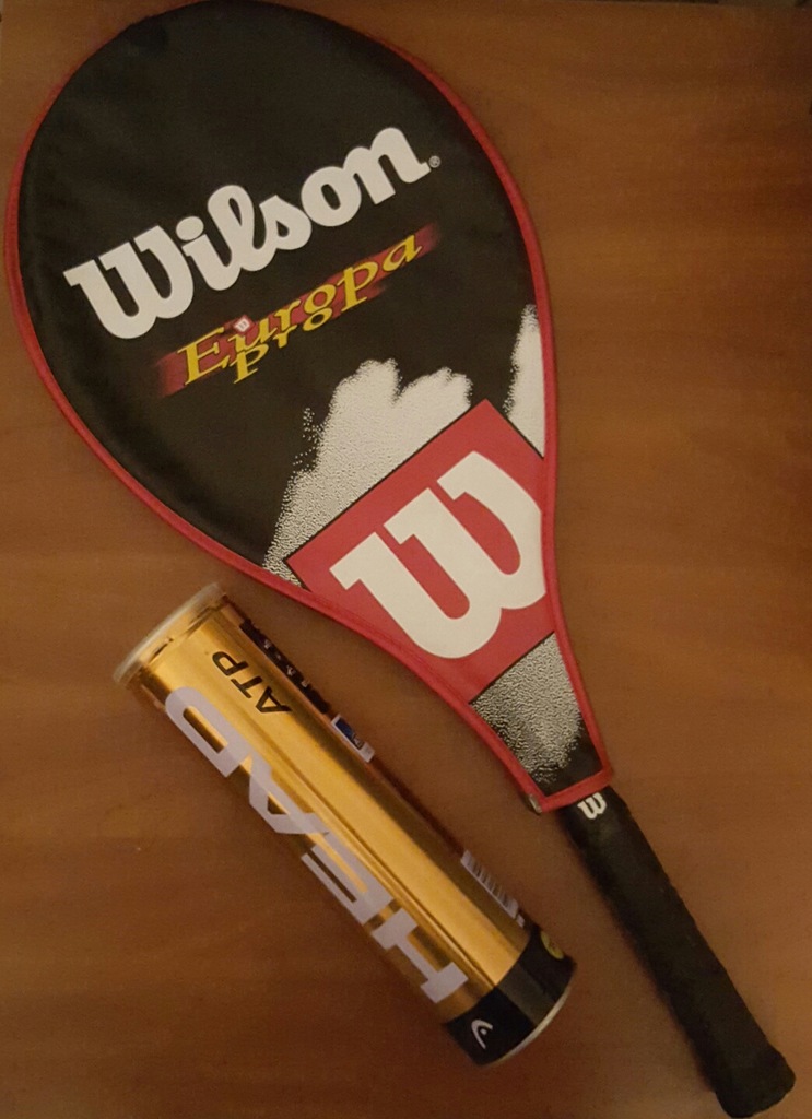 Rakieta Wilson Europa Pro Midplus 4 piłki Head ATP